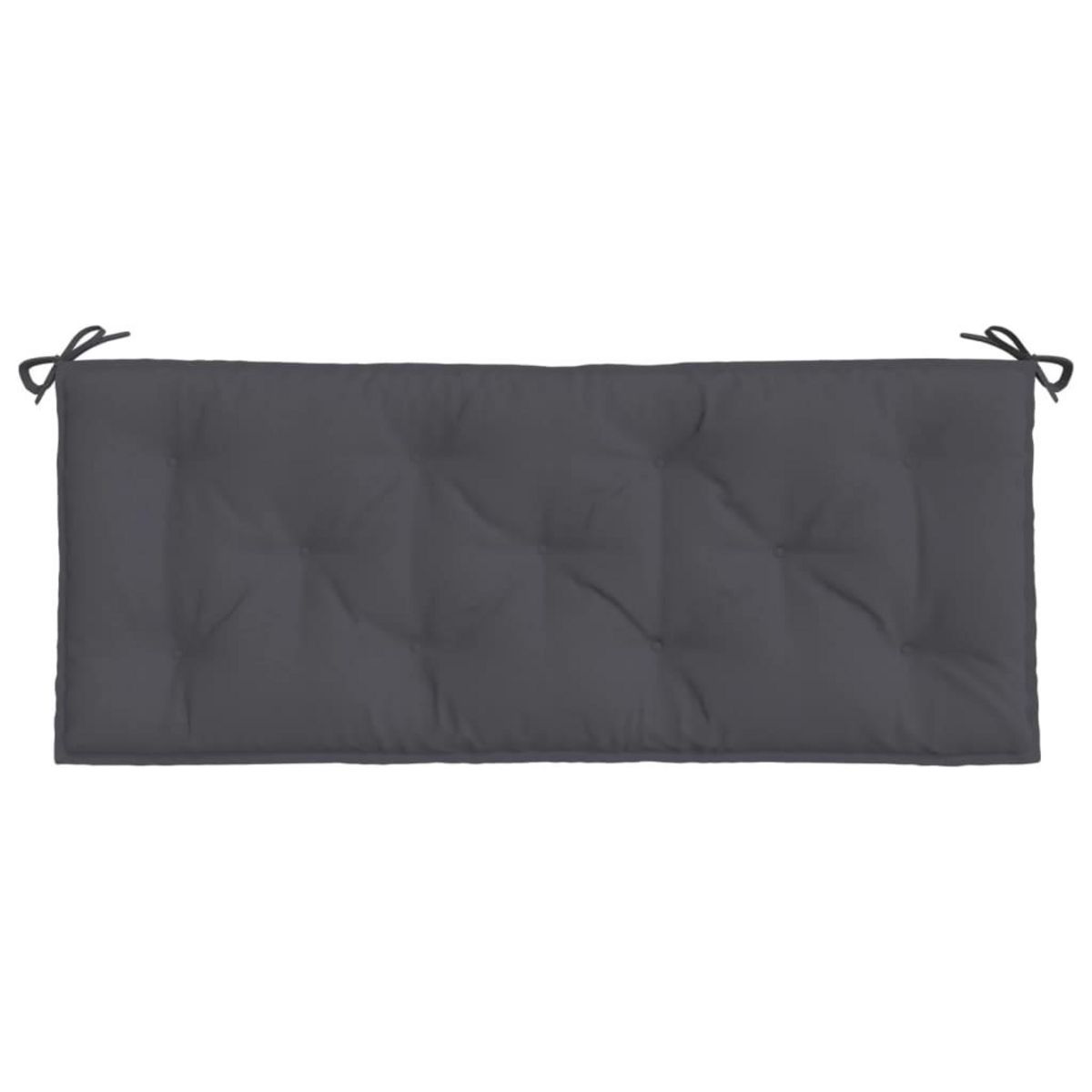 VIDAXL Coussin de banc de jardin anthracite 120x50x7 cm tissu oxford