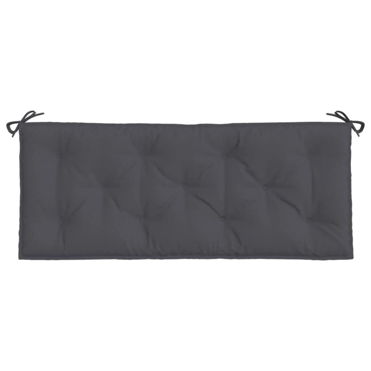 VIDAXL Coussin de banc de jardin anthracite 120x50x7 cm tissu oxford