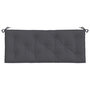 Voir la diapositive 4 : VIDAXL Coussin de banc de jardin anthracite 120x50x7 cm tissu oxford