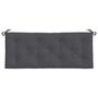 Voir la diapositive 4 : VIDAXL Coussin de banc de jardin anthracite 120x50x7 cm tissu oxford
