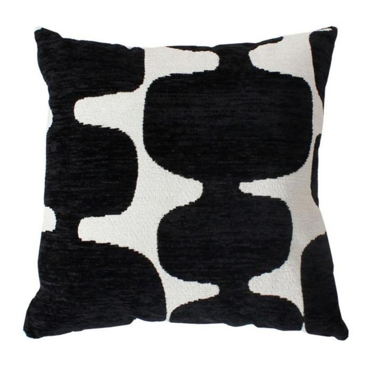 Paris Prix Coussin Déco à Motif  Copper  40x40cm Noir & Blanc