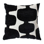 Paris Prix Coussin Déco à Motif  Copper  40x40cm Noir & Blanc