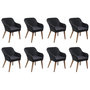 Voir la diapositive 3 : VIDAXL Ensemble a manger de jardin 9 pcs Resine tressee Noir
