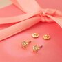 Voir la diapositive 5 : L'ATELIER D'AZUR Boucles d'Oreilles Or 18 Carats 750/000 Jaune Motif Etoile - Fille