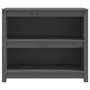 Voir la diapositive 5 : VIDAXL Bibliotheque Gris 80x35x68 cm Bois de pin massif