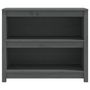 Voir la diapositive 5 : VIDAXL Bibliotheque Gris 80x35x68 cm Bois de pin massif