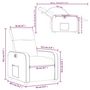 Voir la diapositive 6 : VIDAXL Fauteuil inclinable electrique Marron Tissu