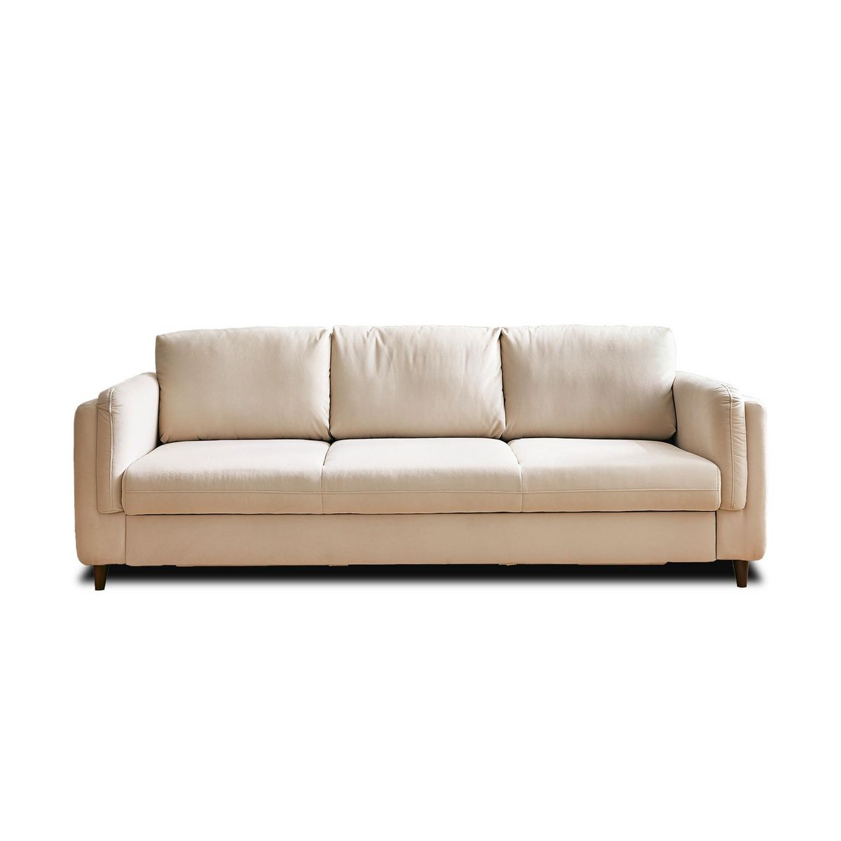 LISA DESIGN Brooke - canapé 3 places - convertible - en velours