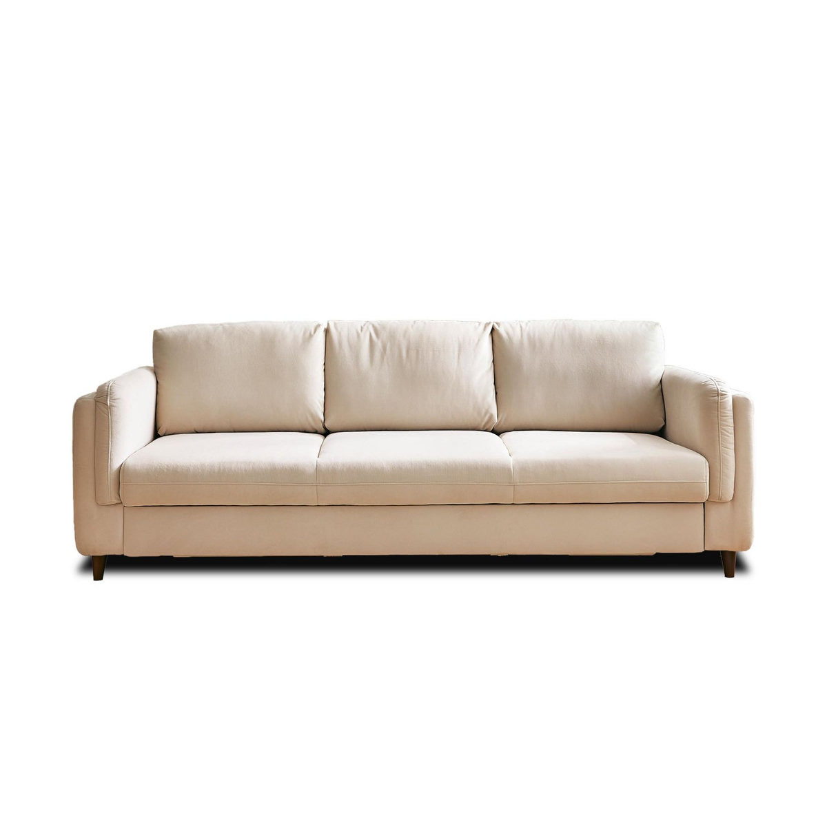 LISA DESIGN Brooke - canapé 3 places - convertible - en velours