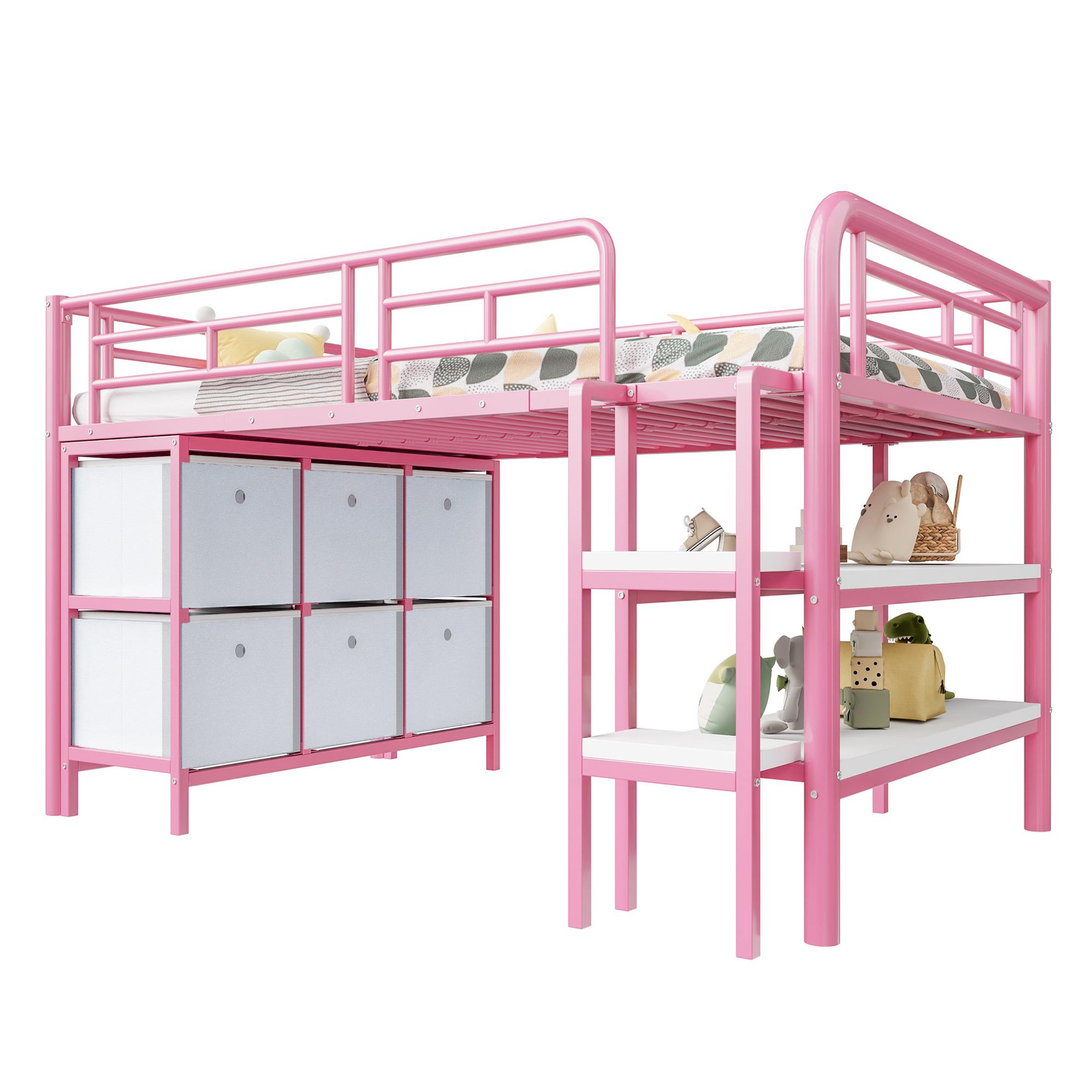 Voir la diapositive 1 : MERAX Lit mezzanine enfant
