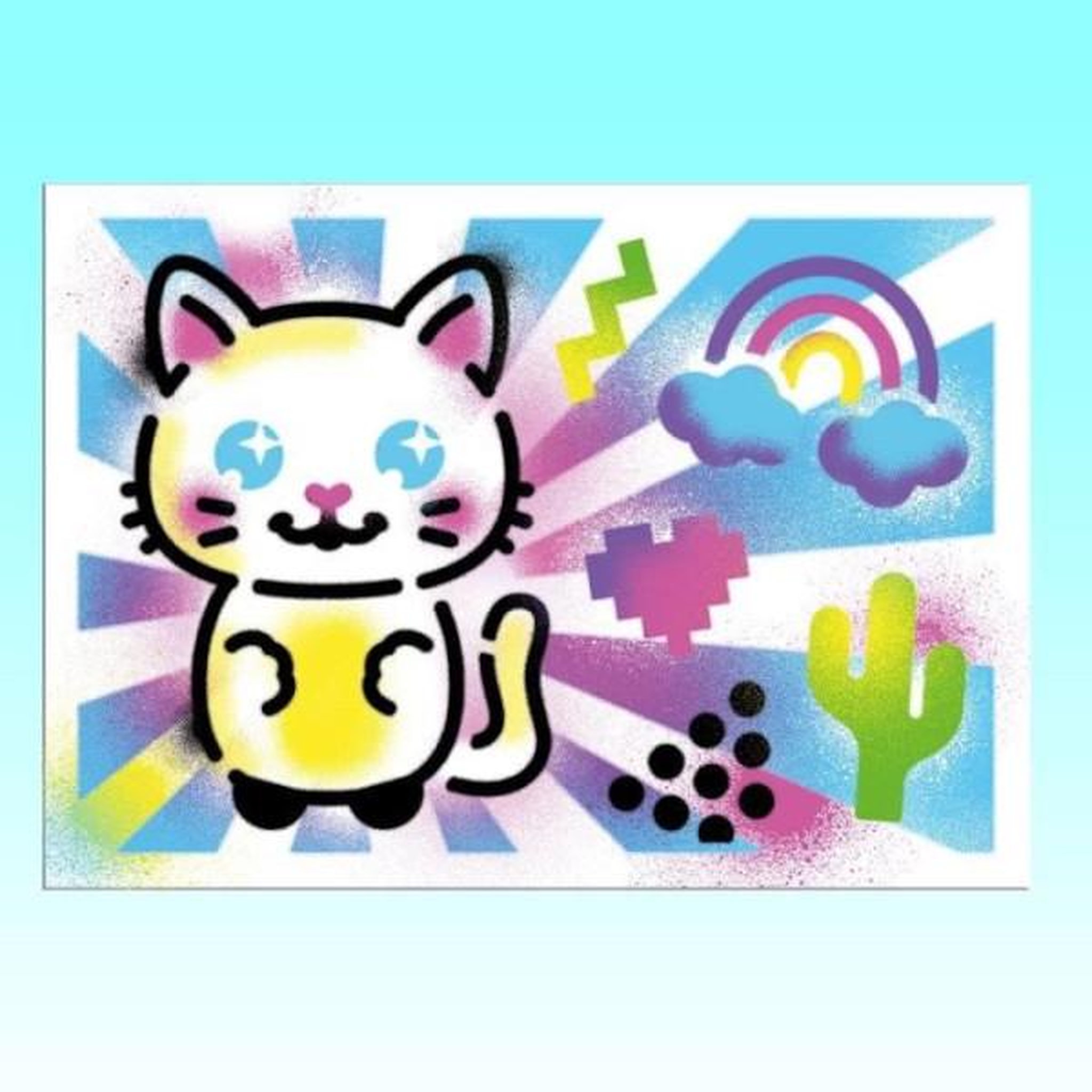 Voir la diapositive 5 : Canal Toys Canal toys - airbrush art - mallette d'activités avec spray électronique, pochoirs et feutres - air 017