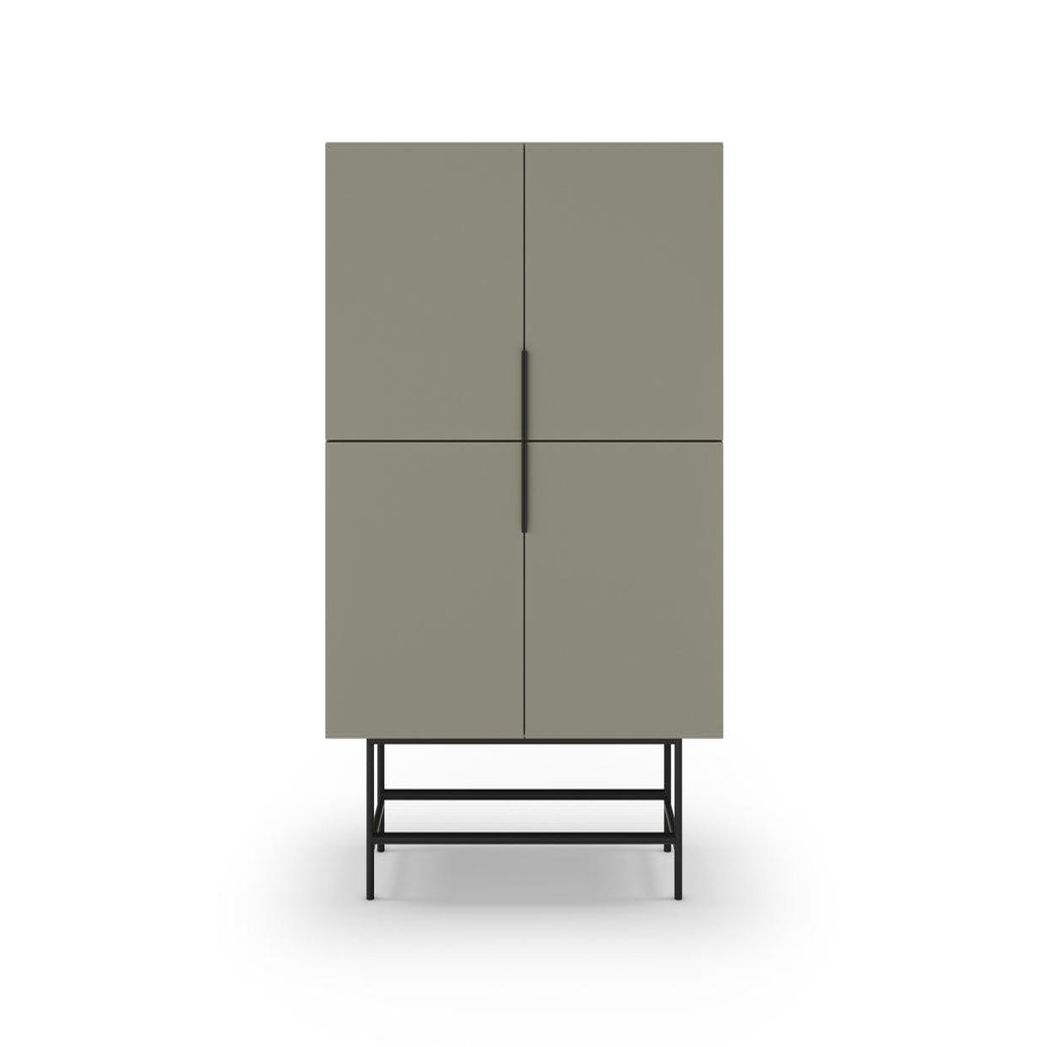 Voir la diapositive 1 : CASANOVA PARIS Soma - commode 4 portes 100cm en mélamine