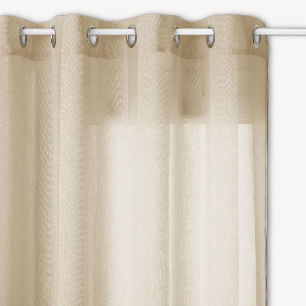 ATMOSPHERA Voilage ELSA - 140 x 240 cm - Lin