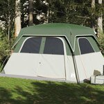 VIDAXL Tente de cabine familiale 6 personnes vert impermeable