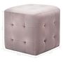 Voir la diapositive 5 : VIDAXL Tables de chevet 2 pcs Rose 30x30x30 cm Tissu velours