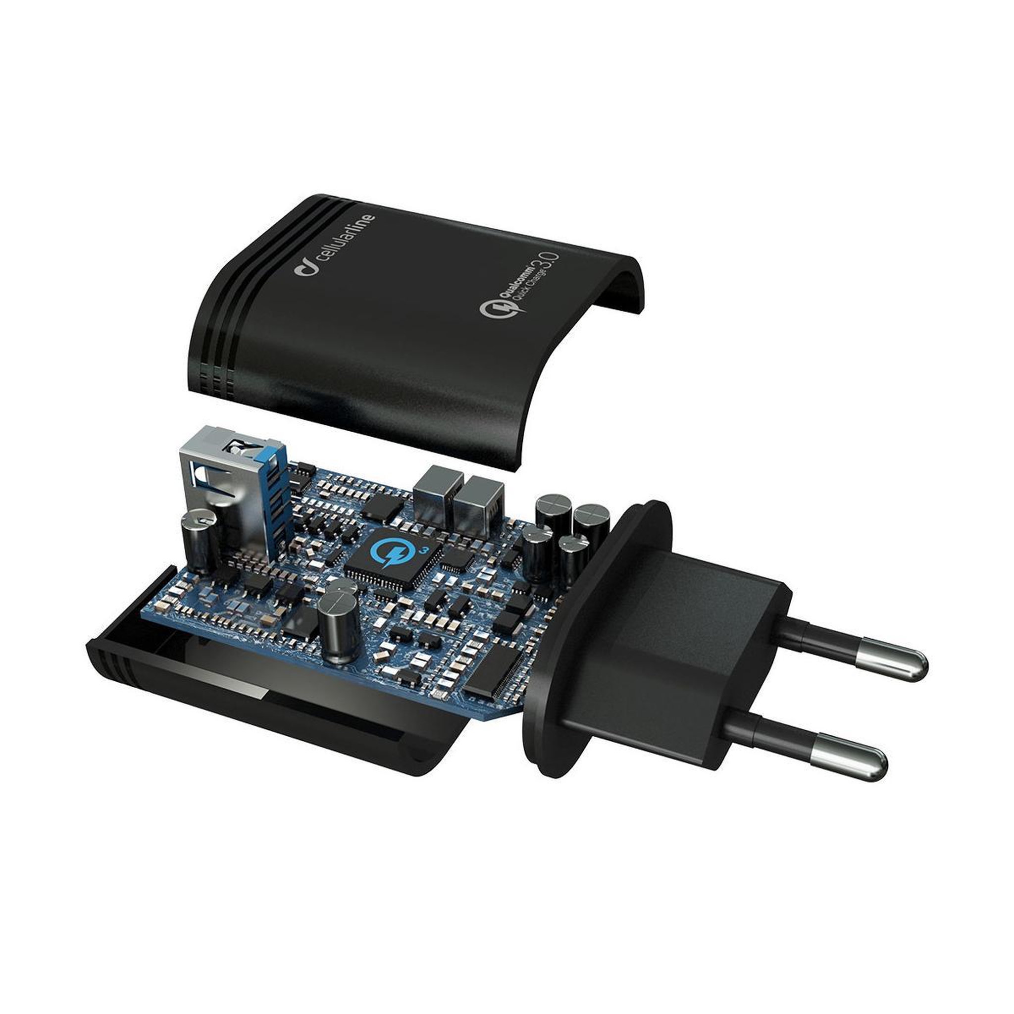 Voir la diapositive 3 : CELLULAR LINE Cellularline usb charger kit 18w - usb-c - huawei, xiaomi, wiko, asus and other smartphone