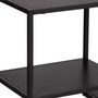 Voir la diapositive 2 : ATMOSPHERA Étagère Bibliothèque 4 Niveaux  Gota  100cm Noir