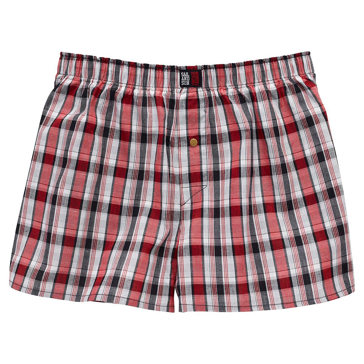 Caleçon rayé 100% coton