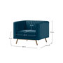 Voir la diapositive 4 : Rendez vous déco Fauteuil en velours vert foncé - Gatsby