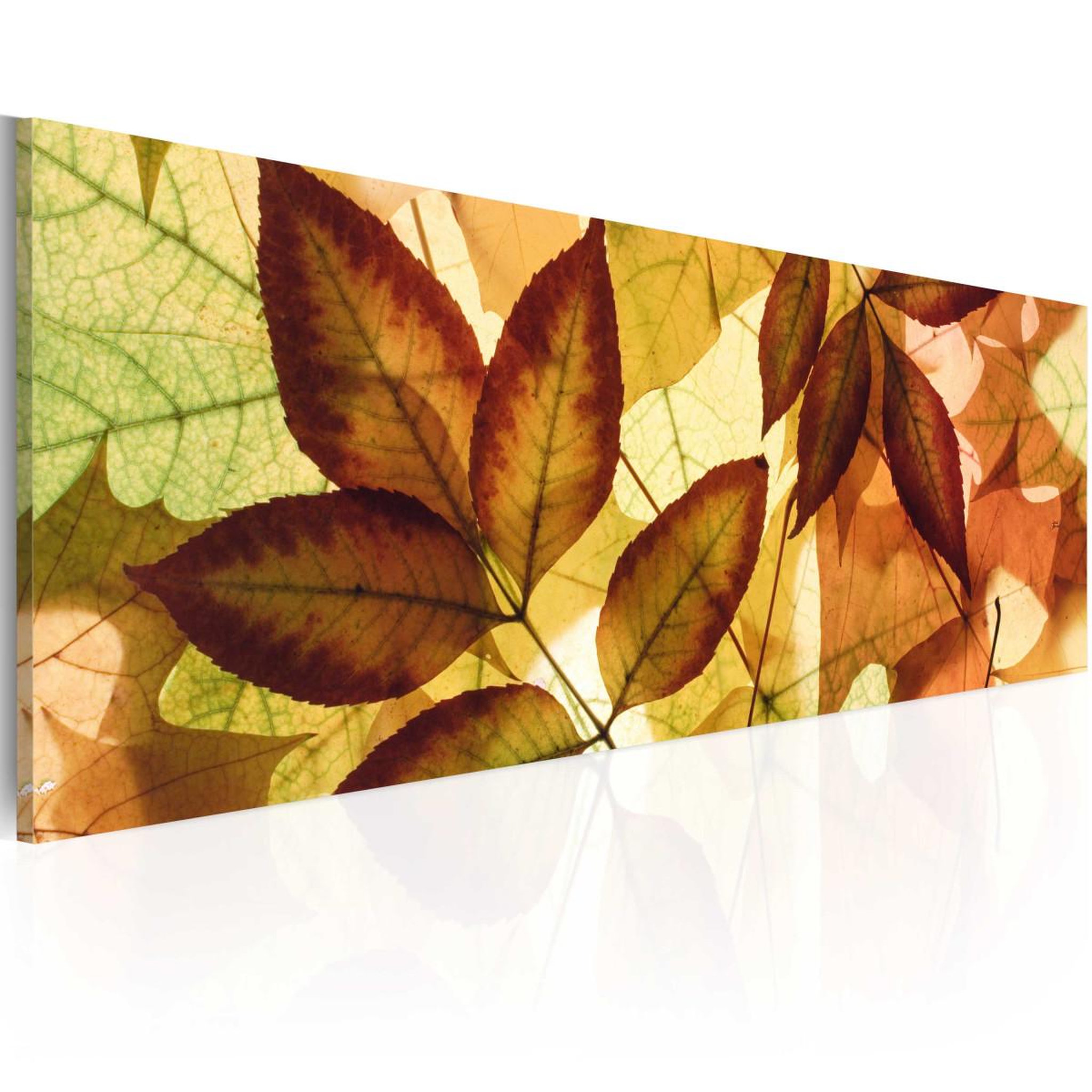 Paris Prix Tableau imprimé  collage feuilles. Coloris disponibles : Multicolore