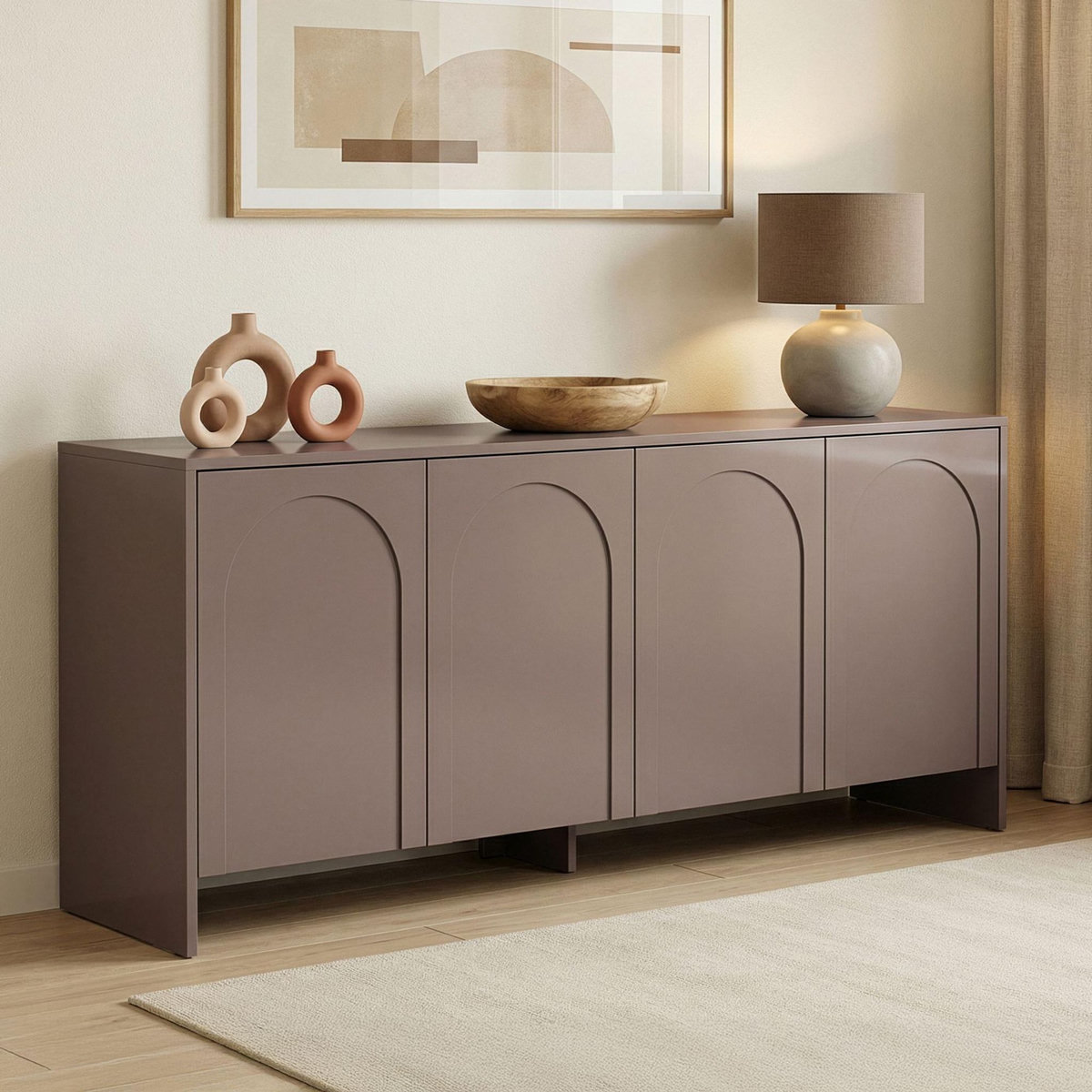 Habitat et Jardin Buffet en bois  Arlen  - 180 x 45 x 80 cm - Atlas
