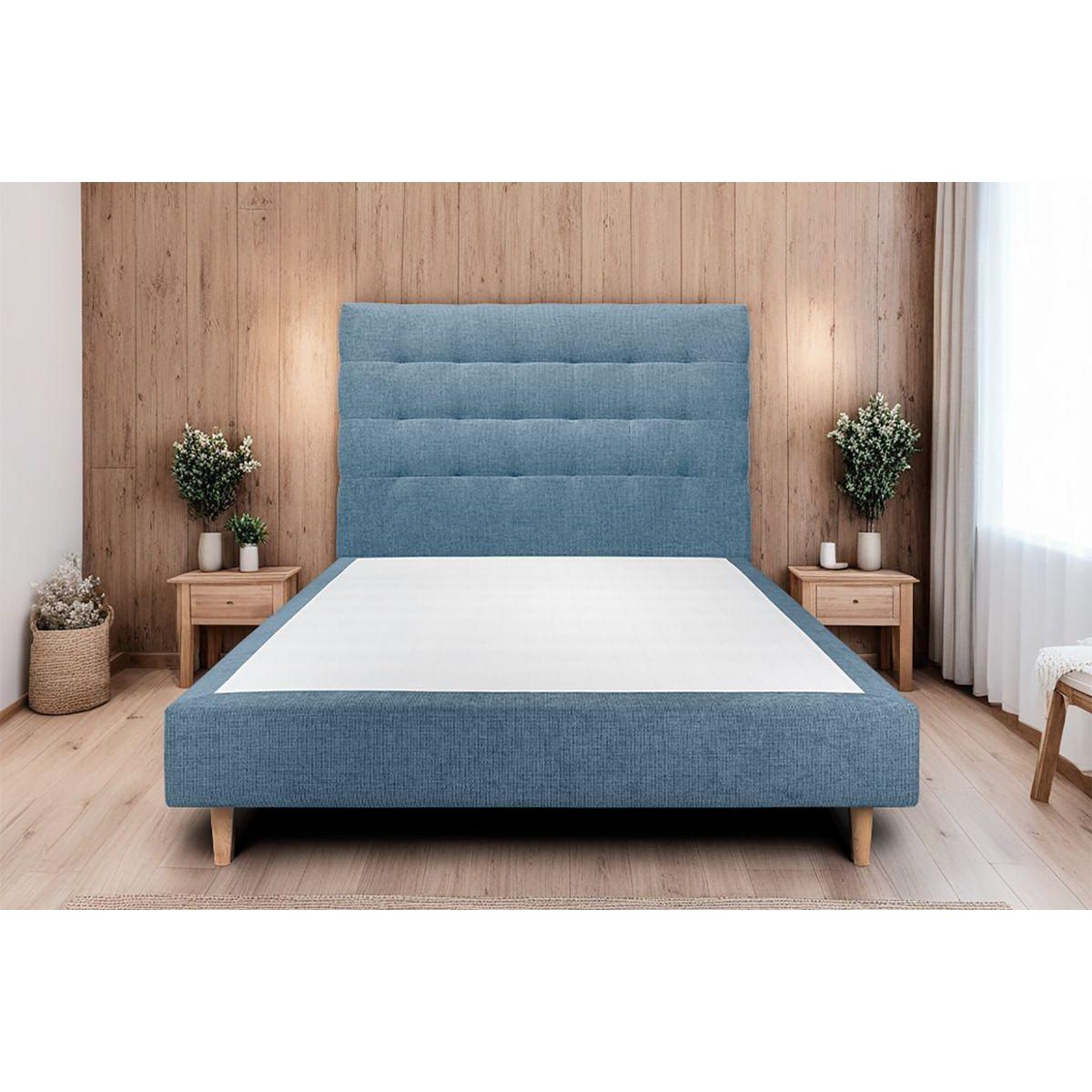 Sommeil de Plomb Tete de lit Capitonnée Tissu - Ep 10 cm rembourré