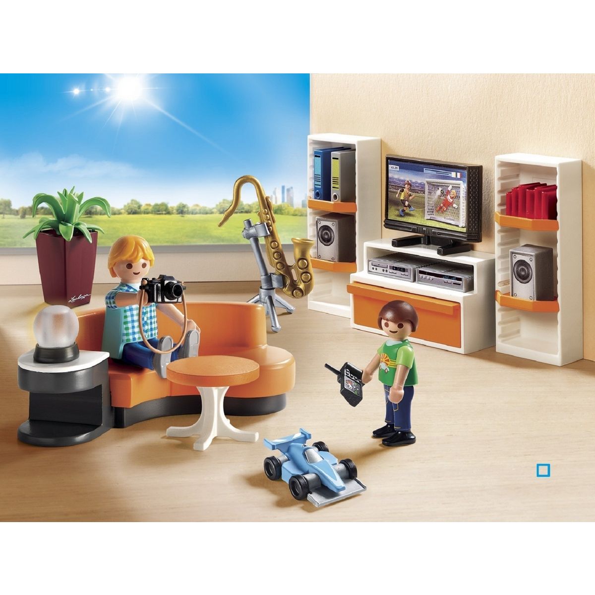 PLAYMOBIL 9267 - City Life - Salon équipé 