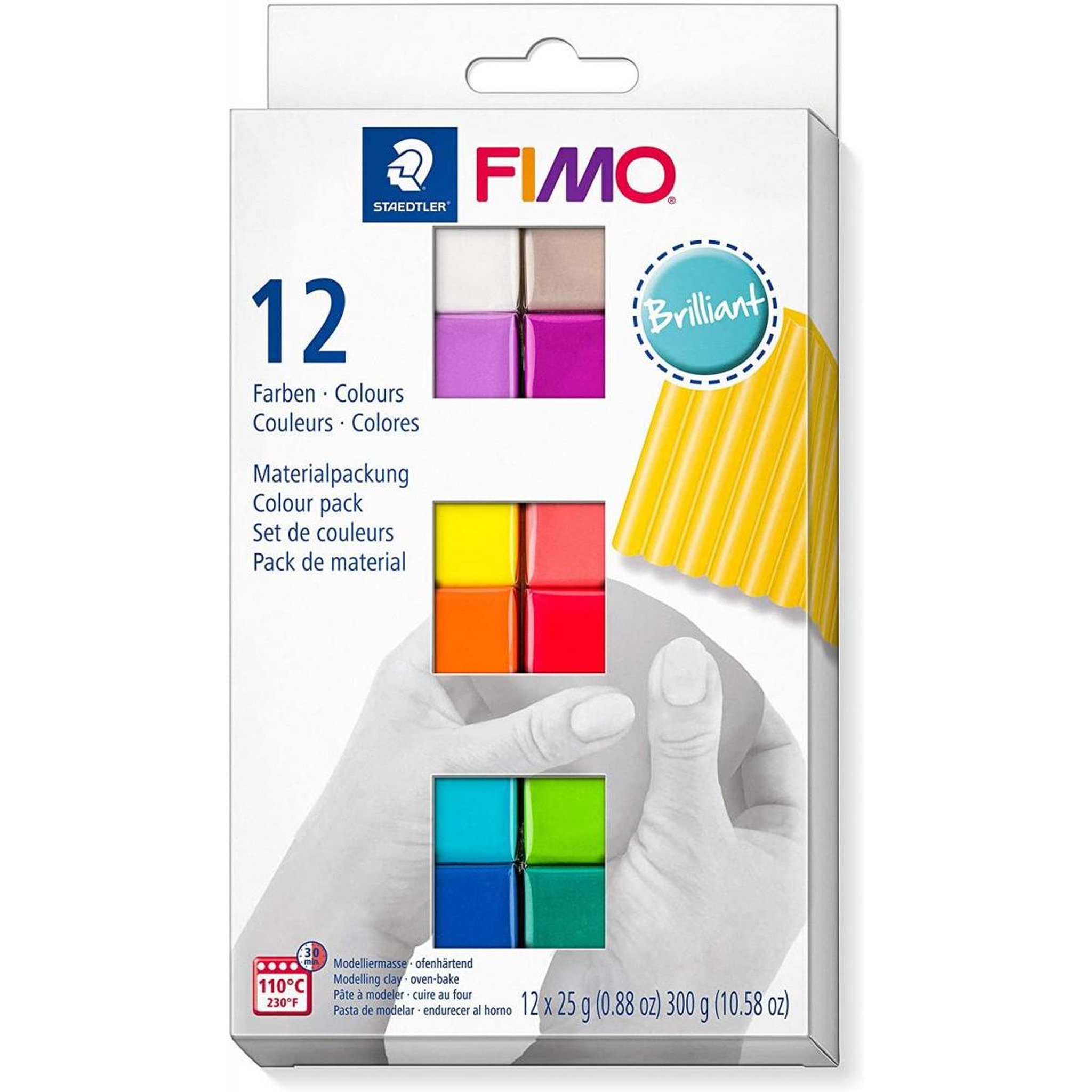 Graine créative Coffret Fimo Soft couleurs brillantes