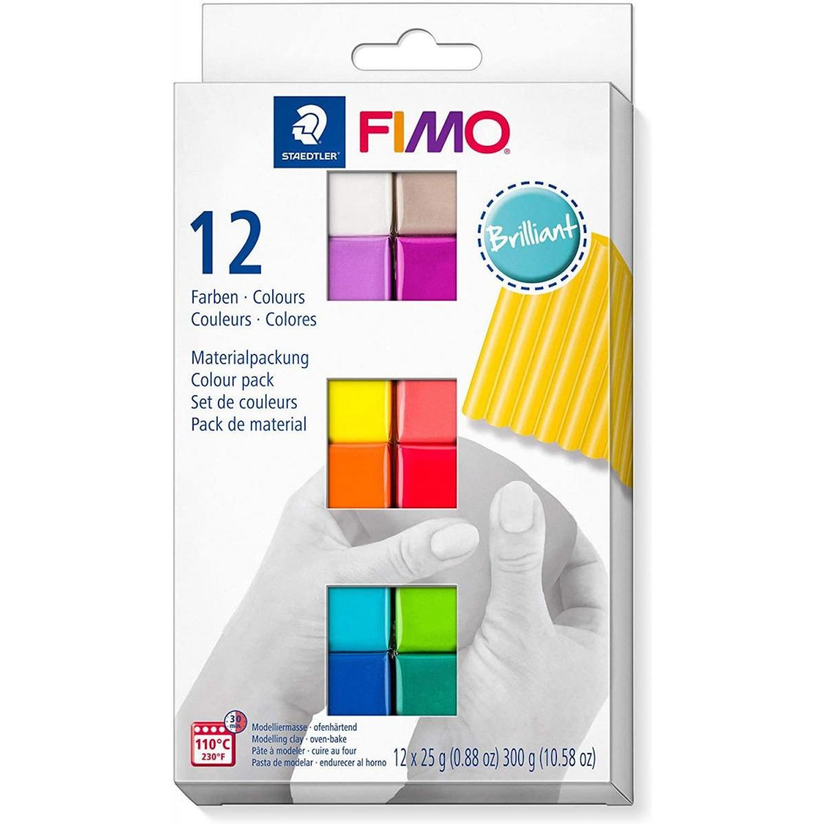 Graine créative Coffret Fimo Soft couleurs brillantes