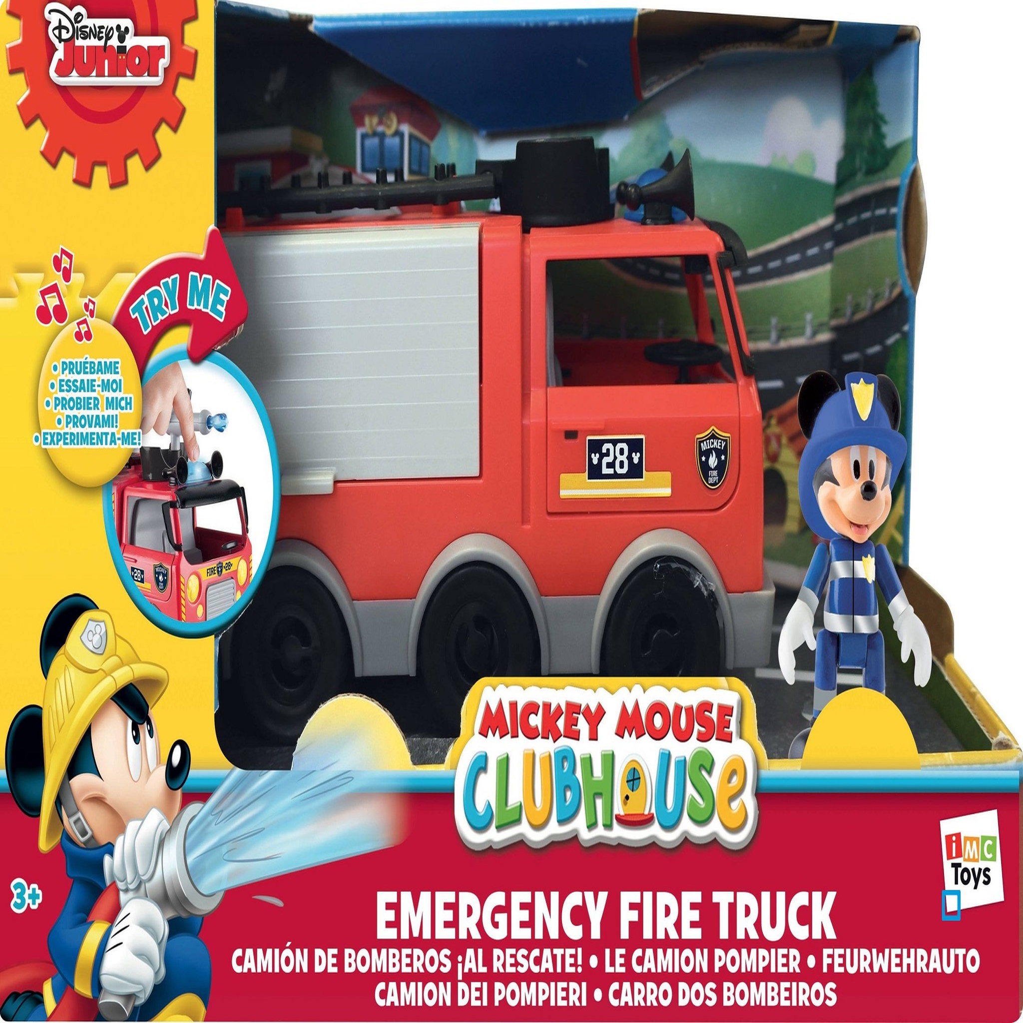 Voir la diapositive 9 : IMC TOYS Camion de pompiers sons et lumières - Mickey