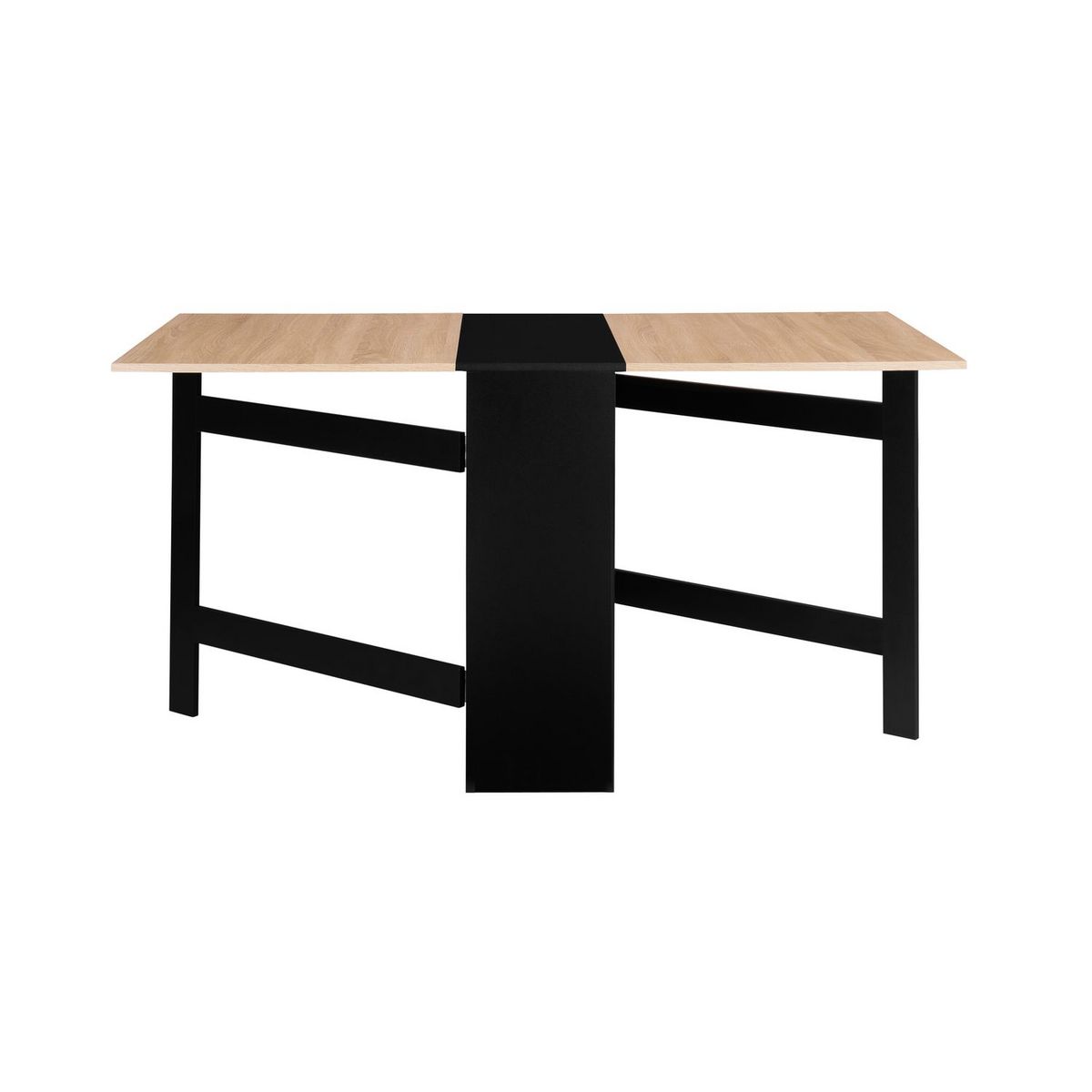 Table console extensible avec rangements L150 cm JESSIE