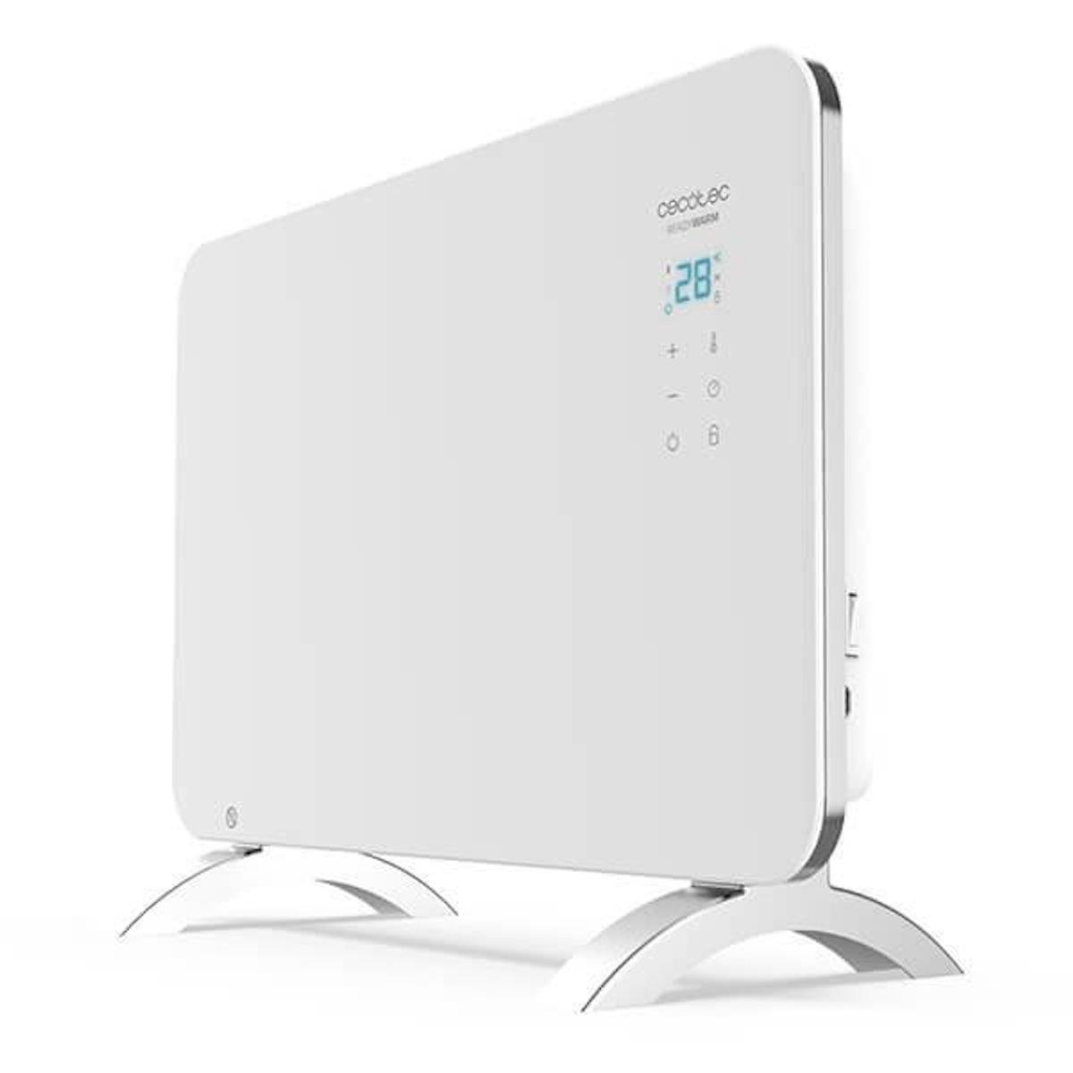 CECOTEC Chauffage à Convection Electrique Cecotec Ready Warm 6700 Crystal Connection 1500W WIFI Blanc