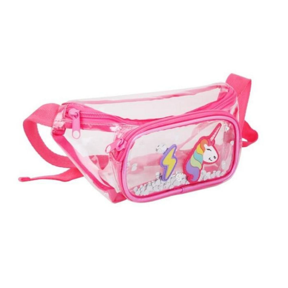 Paris Prix Sac Banane Enfant  Girly Sequins  30cm Rose