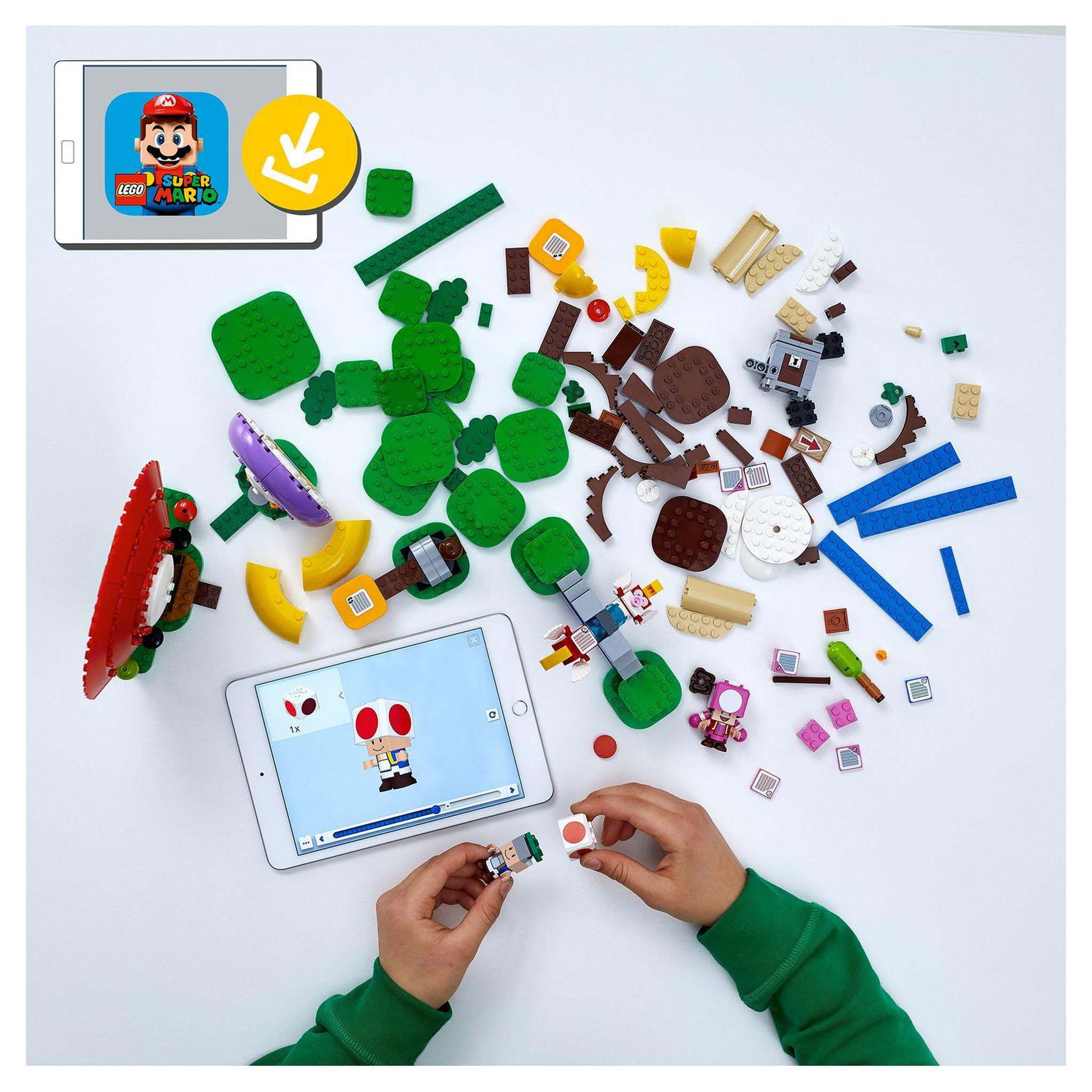 Voir la diapositive 5 : LEGO Super Mario 71368 - Ensemble d'extension La chasse au trésor de Toad