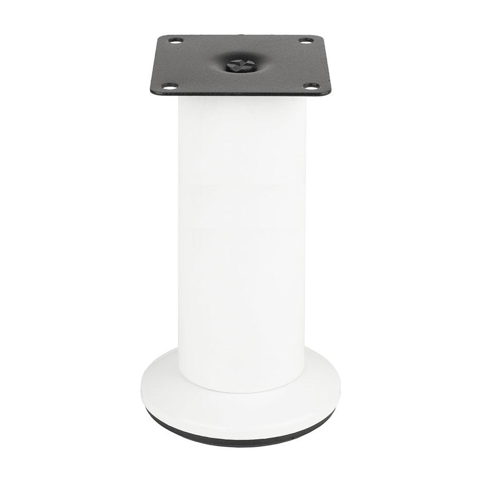 CENTRALE BRICO Pied de meuble fs001 120 mm réglable blanc brillant