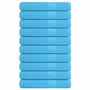 Voir la diapositive 1 : VIDAXL Serviettes 10 pcs turquoise 100x200 cm 360 g m² 100% coton
