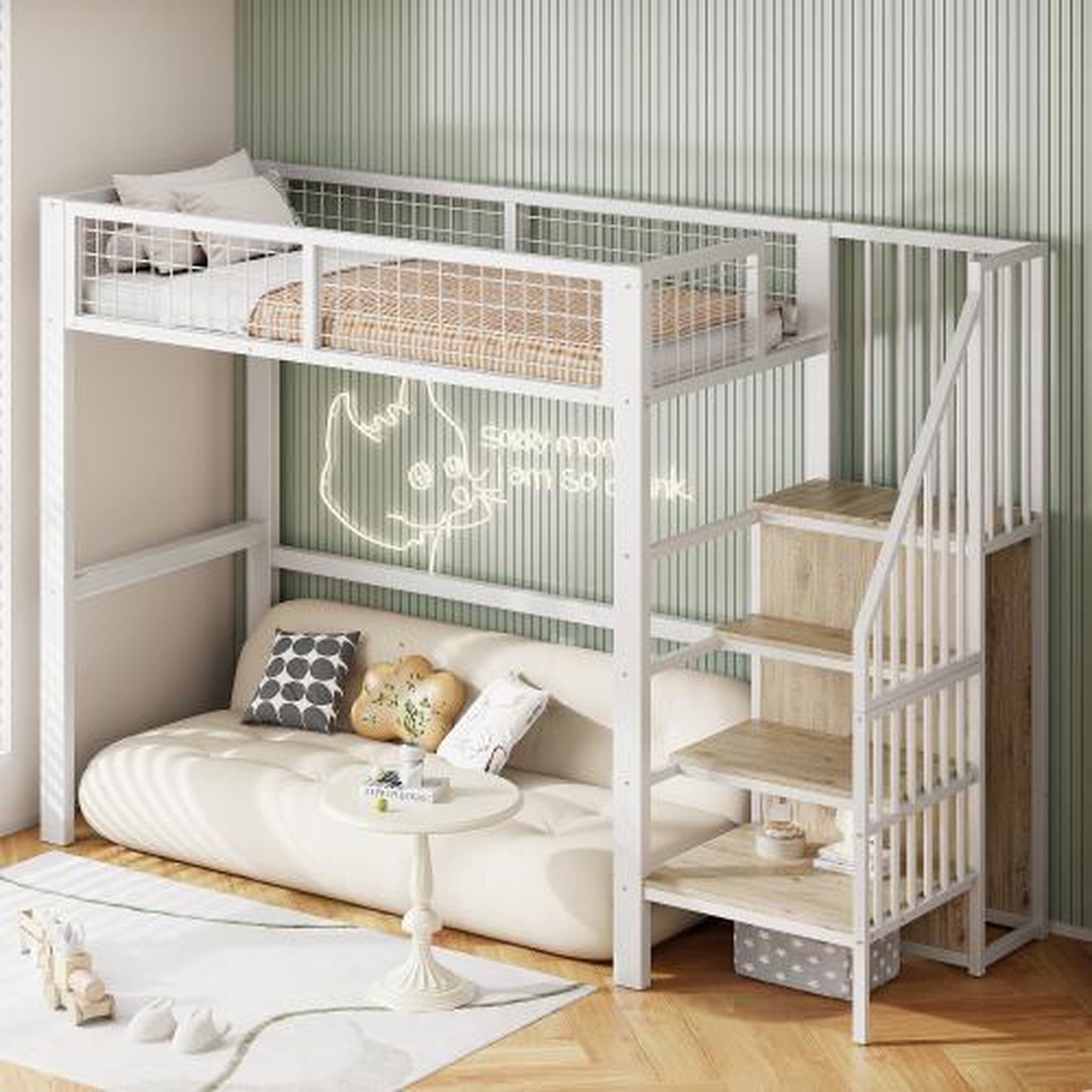Voir la diapositive 2 : MERAX Lit mezzanine