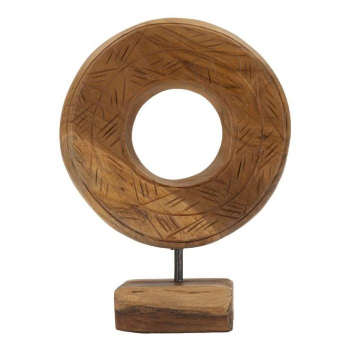 Paris Prix Objet Déco Rond en Teck  Dorat  28cm Naturel