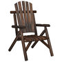 Voir la diapositive 2 : VIDAXL Ensemble de salon de jardin 5 pcs bois massif d'epicea