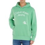 CALVIN KLEIN JEANS Sweat  Homme Calvin Klein Jeans Curved. Coloris disponibles : Vert