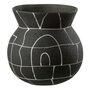 Paris Prix Vase Déco en Céramique  Japan  18cm Noir