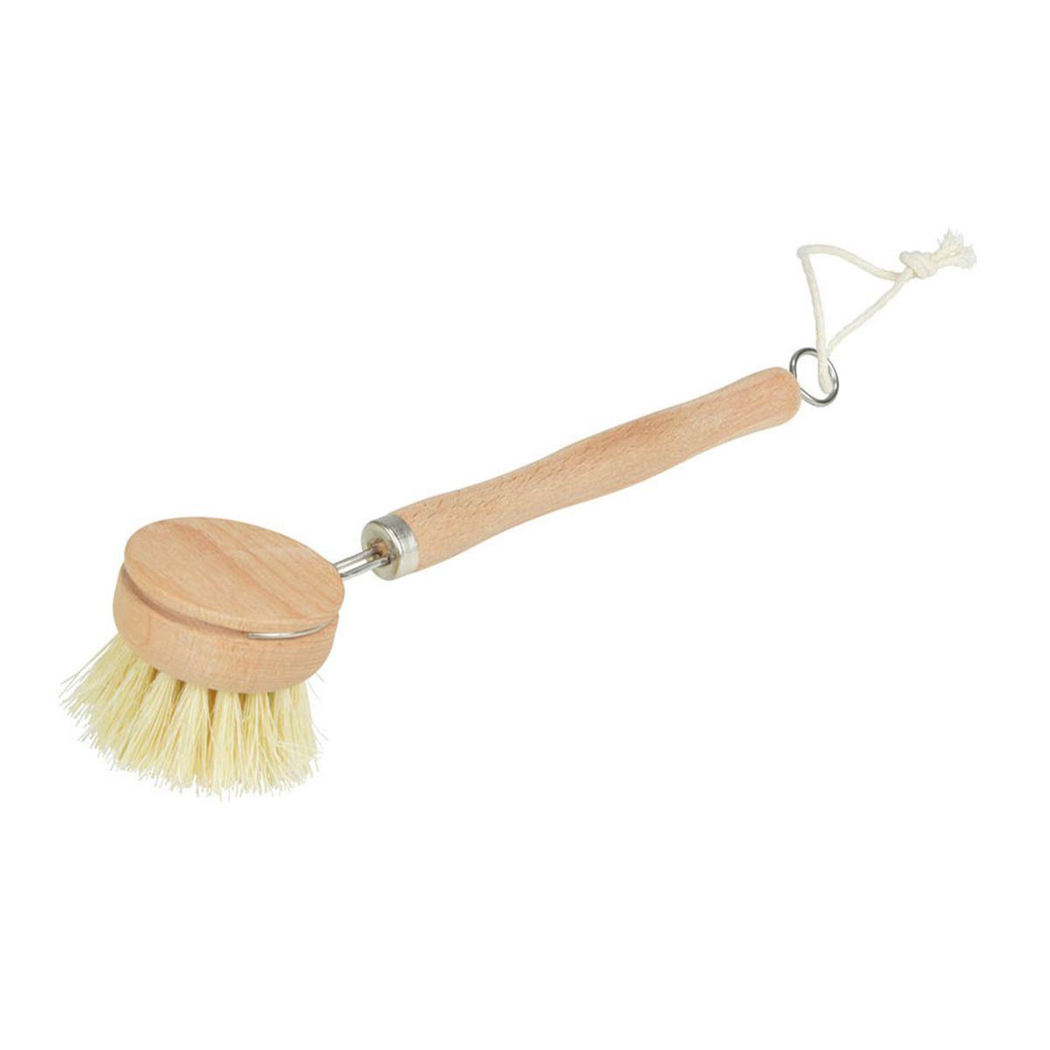 HOMEA Brosse à vaisselle en bois  vintage  23cm naturel