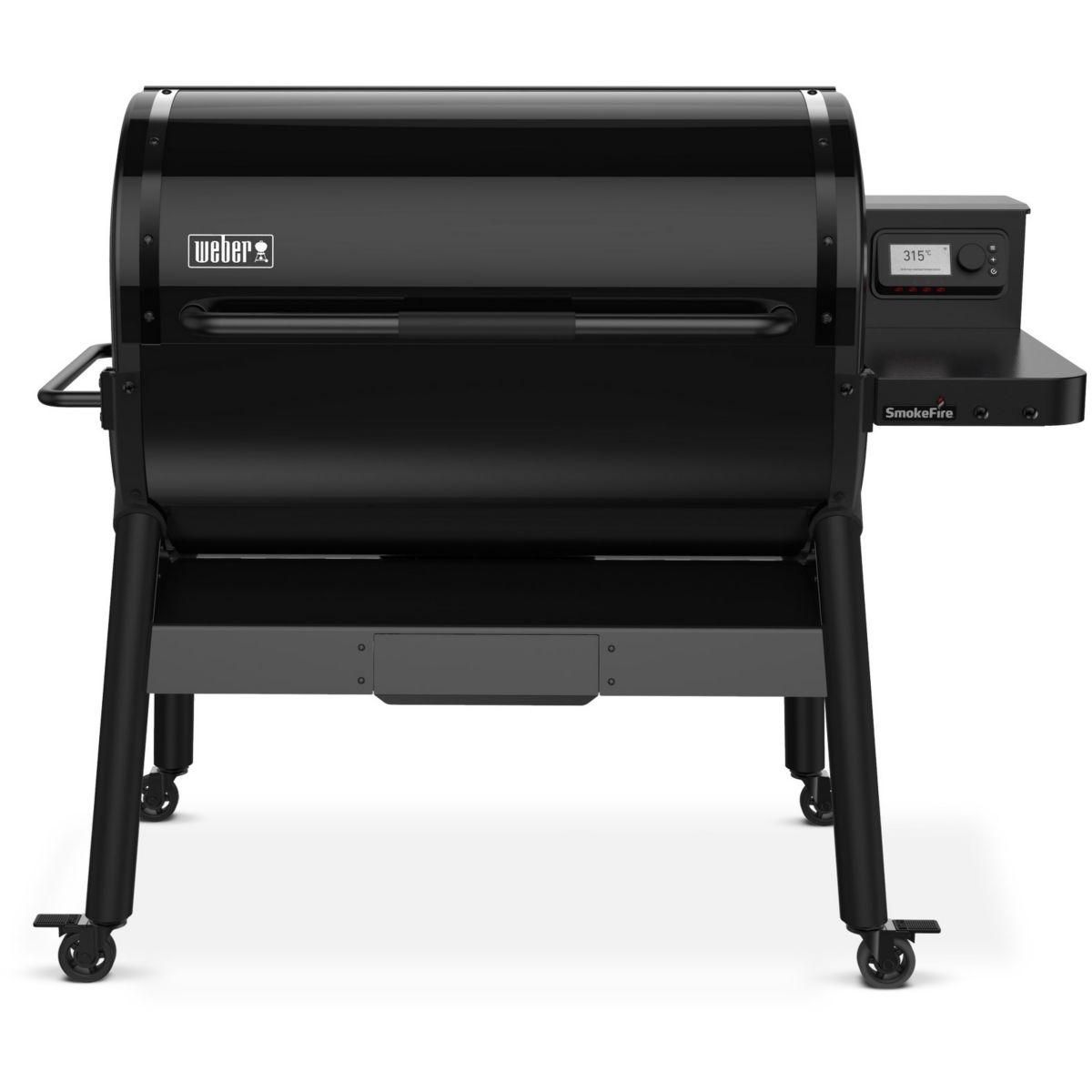 Weber Barbecue pellet Smokefire EPX6 black sur chariot, grille haute 91x25 cm, grille basse 91x45 cm