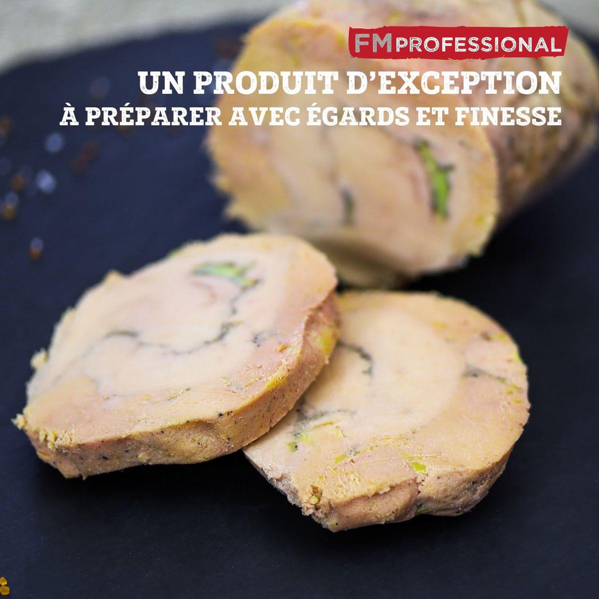 Voir la diapositive 4 : FM PROFESSIONAL Coupe et présentation foie gras en marbre 23 x 15 cm fm professional