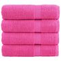 Voir la diapositive 1 : VIDAXL Serviettes de douche de qualité supérieure SOLUND 4 pcs rose