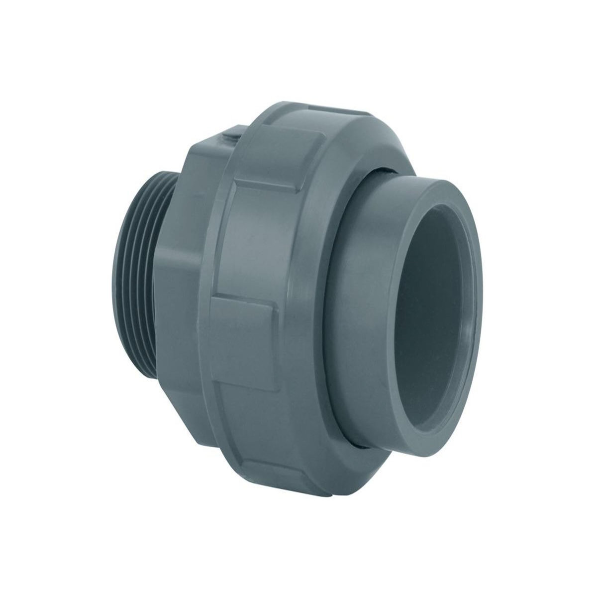 JARDIDECO Manchon union 3 pièces PVC pression femelle/fileté 63 x 2  - Fitt