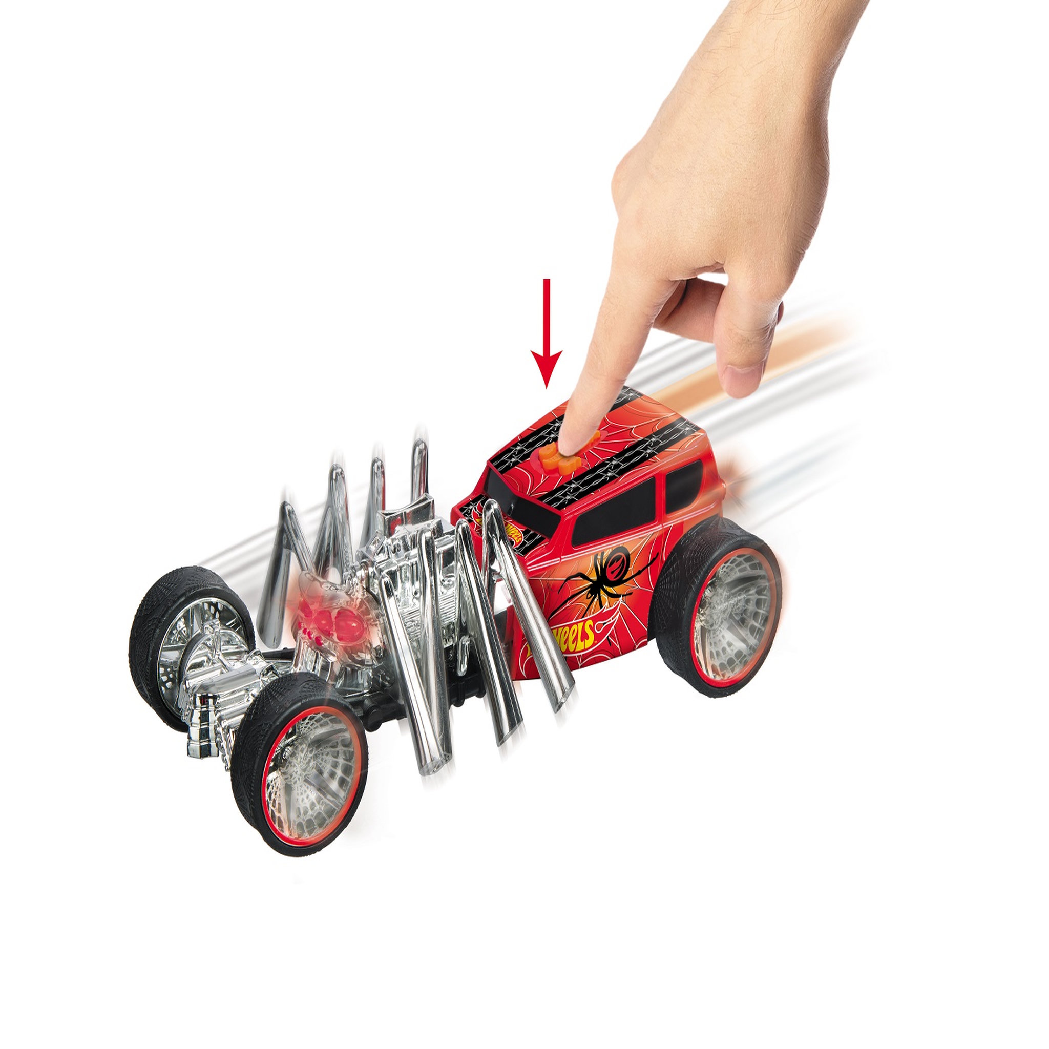 Voir la diapositive 2 : MONDO Voiture à friction Monster action - Street Creeper 22 cm - Hot Wheels