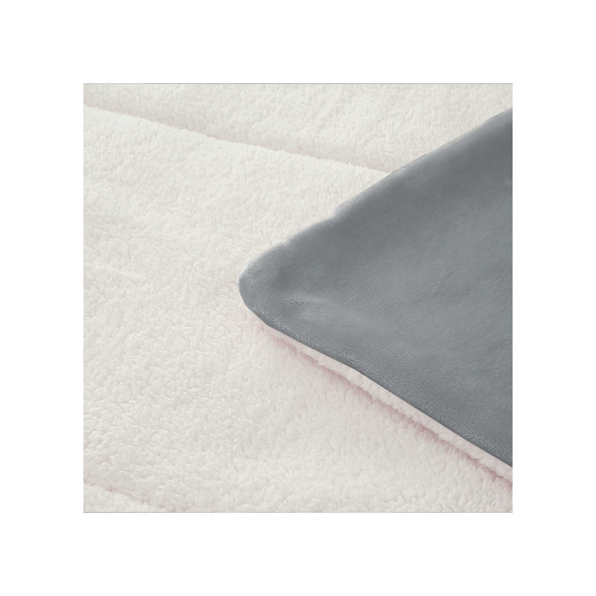 Voir la diapositive 4 : SOLEIL D'OCRE Couette polaire microfibre doublé sherpa bicolore, par soleil d'ocre