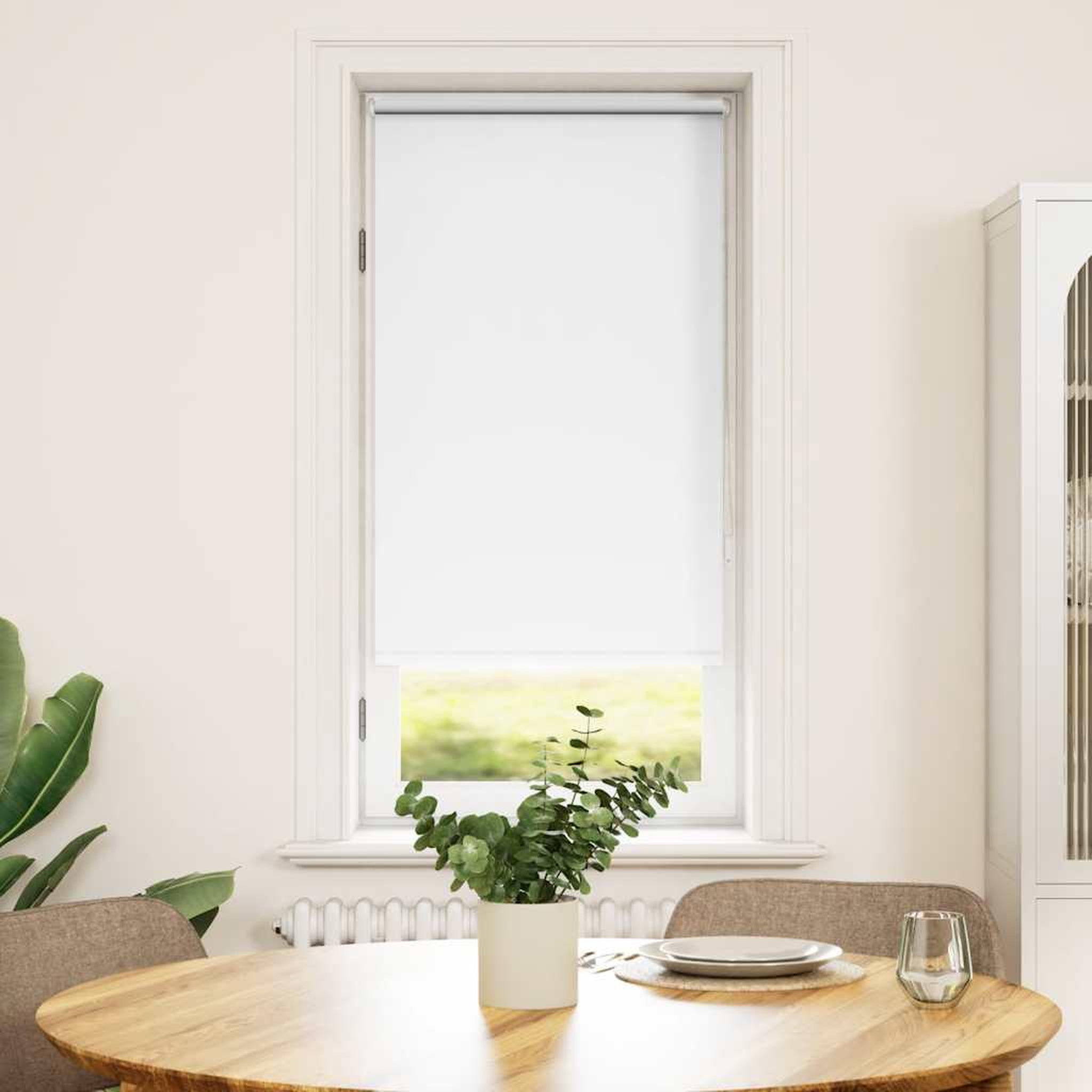 VIDAXL Store enrouleur occultant blanc 60 x 120 cm