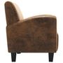 Voir la diapositive 4 : VIDAXL Fauteuil marron similicuir daim